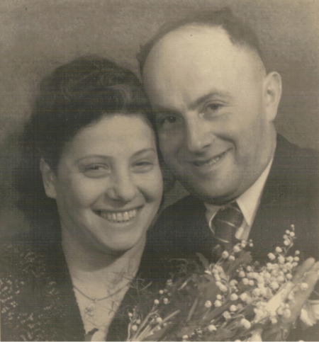 Hochzeit Rena und Pinkus Olstein, 26. Februar 1946 (Privatbesitz) 